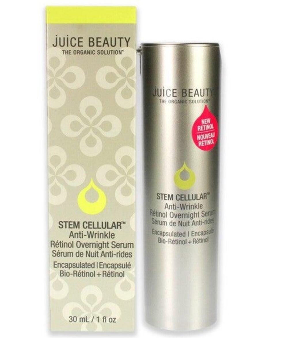 Juice Beauty ANTI-WRINKLE BOOSTER OVERNIGHT SERUM Organic Ingredients 1fl oz NIB
